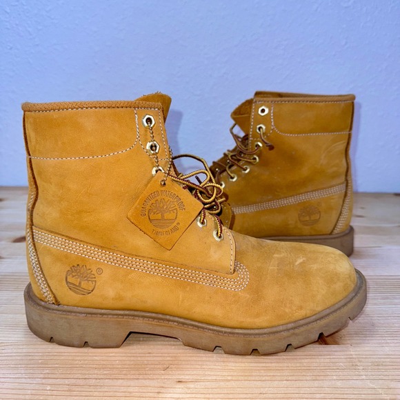 Timberland 10066 Men's 6" Premium Waterproof Primaloft Boots Wheat Nubuck Size 9 - Picture 1 of 7